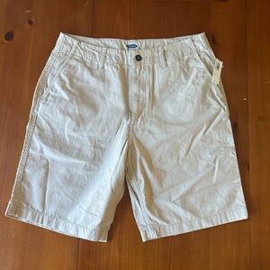 Old Navy Men's Flat Front Shorts - Light Tan
